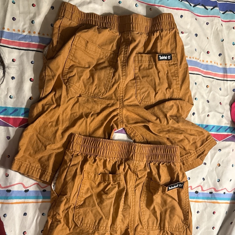 Timberland Kids Brown Cargo Shorts